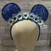 Disney Accessories | Euc Disney Aulani Wishes Come True Blue Minnie Ears | Color: Blue | Size: Os