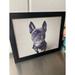 Urban Outfitters Accents | Framed Black And White Dog Picture | Color: Black/White | Size: Os