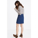 Madewell Skirts | Madewell Denim Utility Zip Skirt Blue Size 32 Nwot | Color: Blue | Size: 32