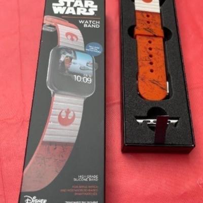 Disney Accessories | Disney Star Wars Rebel Classic Watch Band (Watch Not Included) | Color: Black/Red | Size: Osbb