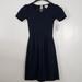 Lularoe Dresses | Lularoe Ameila Xxs Black And Navy | Color: Black/Blue | Size: Xxs