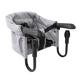 Table High Chair, High Security Hook on Chair, Foldable, Easy to Assemble, Machine Washable for Travel (Grey)