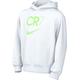 Nike Unisex Kinder Top Cr7 K Club FLC HDY, White/Green Strike, FN8420-100, S