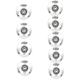 Yardwe 9pcs Aluminum Alloy Pulley Cable Pulley Attachments for Pulley Gym Aluminium Pulleys for Gym Pulley Machine Accessories Fitness Roller Pulley Cable Gym Miss Replace Lift Wheel