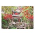 CAIRIAC 1000 Pieces Jigsaw Puzzles for Adults Wooden Puzzles Challenge Gift Wall Home Decor Temple Puzzles 29.5 x 20 Inches (Temple at Changsha University Landscape)