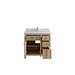 Hokku Designs Mccarthy 36" Single Bathroom Vanity Set Wood/Marble in Brown | 36 H x 36 W x 22 D in | Wayfair 9038DB963BA542BA8B2420CBE0AB7E9C