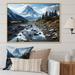 Millwood Pines Bianey Canadablack & White Mountain Reflections I On Canvas Print Metal in Gray/White | 30 H x 40 W x 1.5 D in | Wayfair