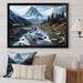Millwood Pines Bianey Canadablack & White Mountain Reflections I On Canvas Print Metal in Gray/White | 30 H x 40 W x 1.5 D in | Wayfair