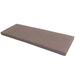 Latitude Run® 2" Indoor/Outdoor Patio Furniture/Window Seat Bench Cushion High-Resilience Foam in Gray/Black/Brown | 2 H x 56 W x 24 D in | Wayfair