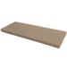 Ebern Designs 2" High-Resilience Foam Indoor/Outdoor Patio Furniture/Window Seat Bench Cushion Polyester in Brown | 2 H x 54 W x 27 D in | Wayfair