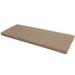 Ebern Designs 2" High-Resilience Foam Indoor/Outdoor Patio Furniture/Window Seat Bench Cushion Polyester in Brown | 2 H x 64 W x 27 D in | Wayfair