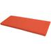 Latitude Run® 2" Indoor/Outdoor Patio Furniture/Window Seat Bench Cushion High-Resilience Foam Polyester in Orange | 2 H x 50 W x 31 D in | Wayfair