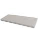 Ebern Designs 3" High-Resilience Foam Indoor/Outdoor Patio Furniture/Window Seat Bench Cushion Polyester in Gray | 3 H x 59 W x 17 D in | Wayfair