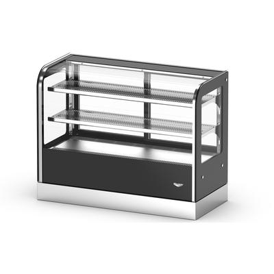 Vollrath RDCCB-36 36" Full Service Countertop Refrigerated Display Case - 3 Shelves, 120v, Black