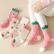 Chaussettes de sport décontractées en coton pour enfants accessoires mignons pour filles vêtements