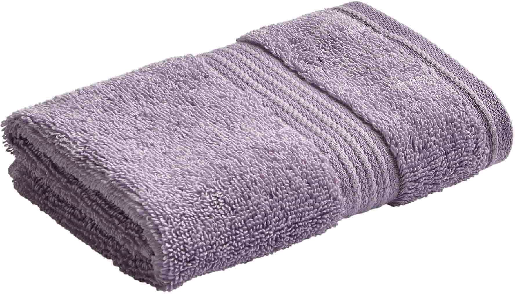 Waschlappen CHRISTY "SUPREME", lila (lavender), B:33cm L:33cm, Walkfrottier, Waschlappen, Premium-Waschlappen in Luxusqualität, 650g/m², 33x33cm, 6er Set Image