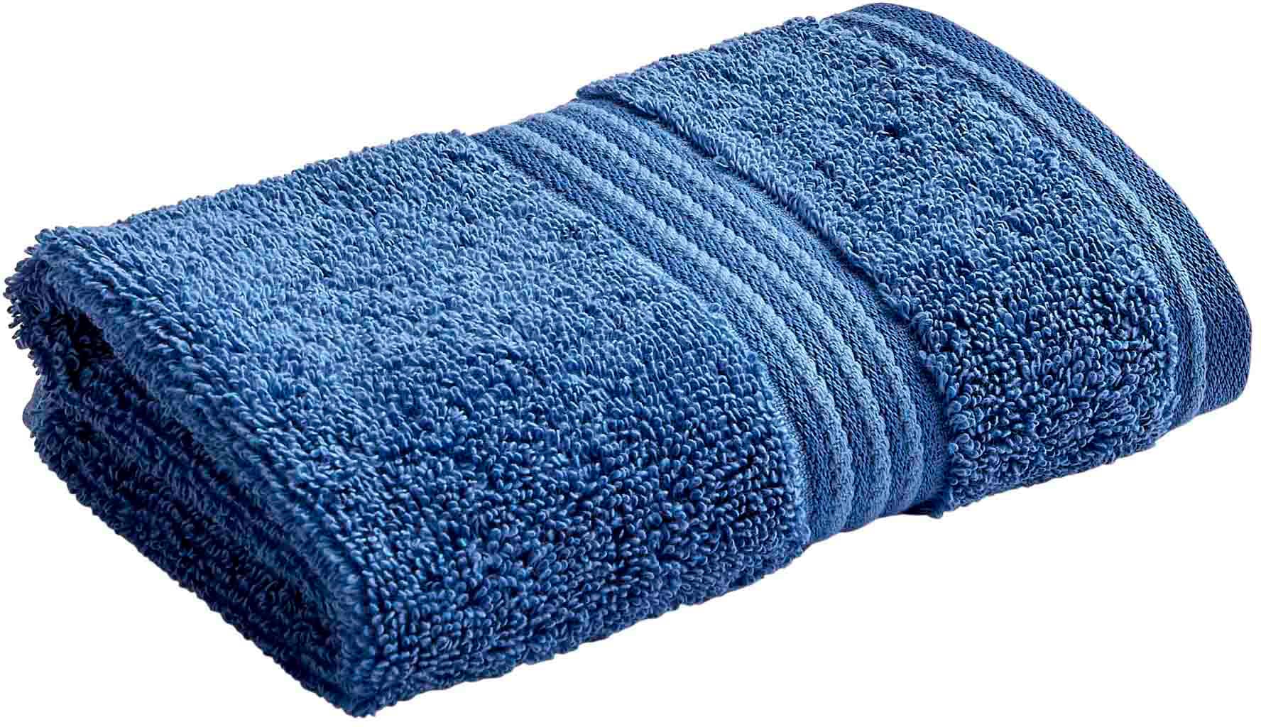 Waschlappen CHRISTY "SUPREME", grün (deep sea), B:33cm L:33cm, Walkfrottier, Waschlappen, Premium-Waschlappen in Luxusqualität, 650g/m², 33x33cm, 6er Set Image