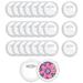 3 Inch Acrylic Button Pins Clear Plastic Button Badges Pin Craft Button with Pin Blank Pins Photo Buttons Pin 25 Pack