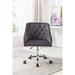 Home Office Chair with Wheels & Armrests, Modern Shell Swivel Desk Chair, 360 Swivel Adjustable Leisure office Chair