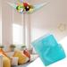 Home Edit Storage LAWOR Stuffed Animal Net Or Hammock-Hanging Toy Net-Hammock For Stuffed Animals Storage Stuff Animals-Hammocks For Nursery Kids Room 140*90*90Cm Light Blue O2870