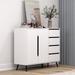 Kitchen Sideboard Buffet Cabinet, Large Kitchen Storage cabinet with Drawer and Adjustable Shelf