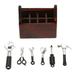 1 Set of Miniature House Tool Case Mini House Tool Kit Mini House Repair Tool Tiny House Decor