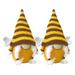 HANXIULIN 2 Pcs Cute Spring Big Nose Forest Elder Doll and Bee Big Nose Forest Elder Dolls Bee Day Plush Faceless Doll Home Decor