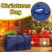 Christmas Tree Storage Bag Dqueduo 29.5 *11 *18.9 Heavy Duty Extra Large Waterproof Christmas Tree Bag with Reinforced Handles and Dual Zippers Wide Opening Christmas Gifts on Clearance (Dark Blue)