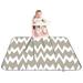 High chair pad/artifact waterproof and non-slip splash pad floor protector washable high chair floor pad - style:style3