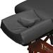 Ergonomic Dream Face Cushion Pillow Memory Foam Universal Headrests Cradle In Black