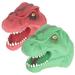 2Pcs Diy Dinosaur Toys Storytime Finger Toys Realistic Dinosaur Puppets Educational Finger Puppets