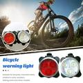 Baellert 1 Set Red Bicycle Rear Light 4 Modes USB Rechargeable Waterproof Super Bright Mountain Bike Headlight Night Riding Warming LED Lamp Bicycle Accessories