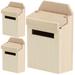 3 Pcs Mini Mailbox Kids Toys Desktop Miniature Toy Wear-resistant Miniature Mailbox Child