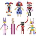 Digital Circus Building Toy Sets Block Toy Game Set Amazing Circus Pomni/Ragatha/Caine/Jaax/Gangle/Kinger/Zoooble Fgure Building Blocks 7 Sets Horror TV Animated Kids Fans Adult 388 Pcs