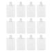 NUOLUX 12Pcs Nozzle Stand-up Lotion Bag Cosmetic Storage Pouch Refillable Bag White