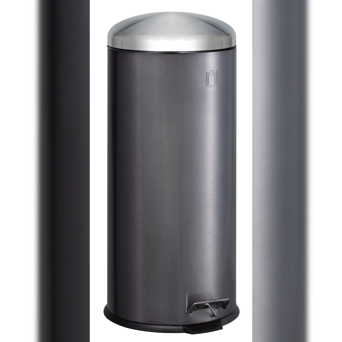 METRO Professional Treteimer, Edelstahl, Ø 29.2 x 67 cm, 30 L, grau Image