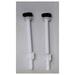 Six inch Nylon Toilet Seat Bolts with Rubber Washers for Raised Toilets.