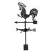 Weather Vane Metal Direction Vane Outdoor Decoration Weathervane Farmhouse Wind Direction Indicator Garden Decor