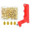 1 Set of Shoe Spikes Steel Spikes Golf Shoe Spikes Track Spikes Replacement with Spikes Wrench