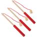 3 Pcs Wooden Fishing Rod Children Christmas Gifts Christmas Gifts Kids Baby Child