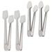 4 Pcs Kitchen Tongs Food Stainless Steel Pliers Tongs for Grill Home and Kitchen Silicone Spoon for Kitchen