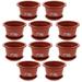 10 Pcs Flowerpot Decor Orchid Pot Plastic Planting Pot Orchid Planter Pot Orchid Nursery Pots Plastic Flower Pots