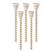 5PCS Electroculture Plant Stakes Long Copper Plant Garden Stakes Electroculture Copper Coil Antennas for Growing Garden