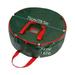 Christmas Wreath Storage Container -Wreath Bag For Artificial Wreaths - Dual Zippered Wreath Storage W/Strong Durable Handles