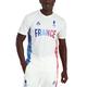 Le Coq Sportif Team France Trainings-T-Shirt für die Olympischen Spiele 2024 in Paris – Ecru