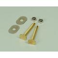 Proflo Pfc2110 1/4 X 2-1/4 Plate Brass Closet Bolt Nuts And Washers