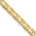 Avariah Diamonds Solid 10k Yellow Gold 4mm Concave Anchor Chain - 18