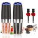 Gravity Electric Salt and Pepper Grinder Adjustable Coarseness Automatic Mill Grinder Battery Powered with LED Light