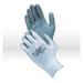 LeCeleBee MaxiFoam Premium 34-800 Gray/White Medium Nylon Work Gloves - EN 388 1 Cut Resistance - Nitrile Palm & Fingers Coating - 8.7 in Length - 34-800/M [PRICE is per DOZEN]