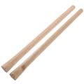 2 Pcs Solid Wood Handle Garden Hoe Handle Non-skid Carpentry Tools Wood Tool Handle Hammer Handle Wooden Broom Handle